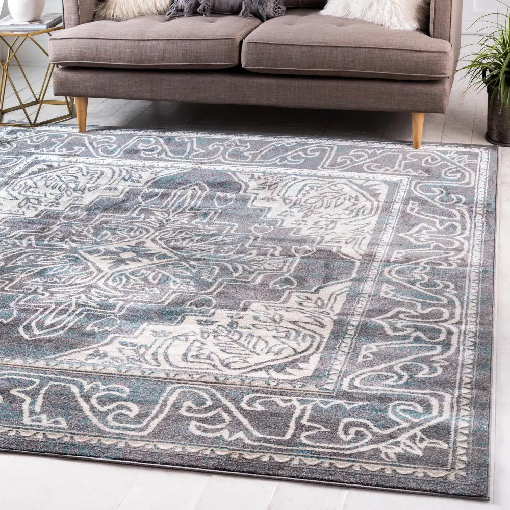 Traditional Kumla Aurora Rug - Rug Mart Top Rated Deals + Fast & Free Shipping