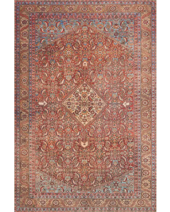 Traditional loren rug - Red / Multi / 2’3 x 3’9 / Rectangle
