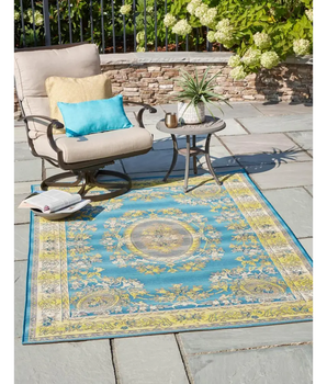 Traditional outdoor traditional cahuita rug - Rugs