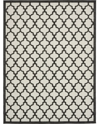 Traditional outdoor trellis tulsa rug - Black / 9’ x 12’ 2 /