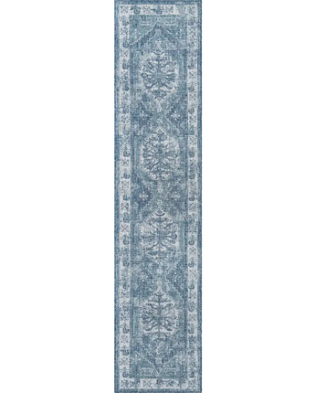 Traditional outdoor traditional valeria rug - Blue / 2’ 7 x