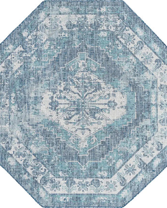 Traditional outdoor traditional valeria rug - Blue / 7’ 10 x