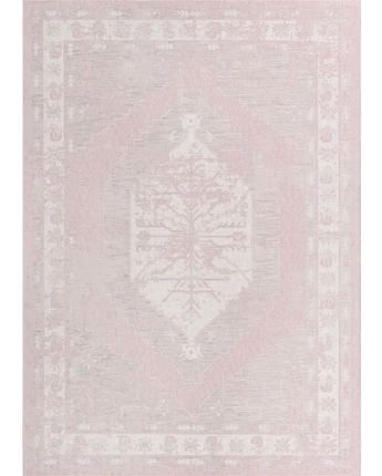 Traditional outdoor traditional valeria rug - Pink / 10’ x