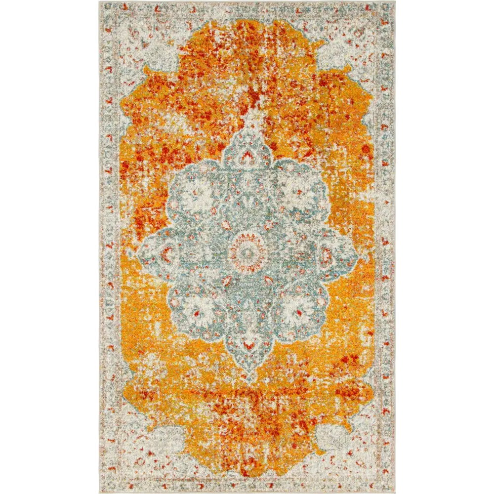 Traditional Violino Rosso Rug - Rug Mart Top Rated Deals + Fast & Free Shipping