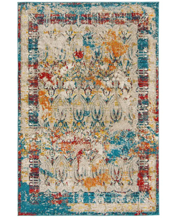 Traditional Vivaldi Rosso Rug - Rug Mart Top Rated Deals + Fast & Free Shipping