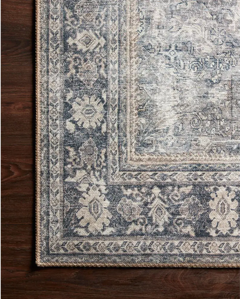 Traditional Wynter Grey & Charcoal Rug - Rug Mart Top Rated Deals + Fast & Free Shipping