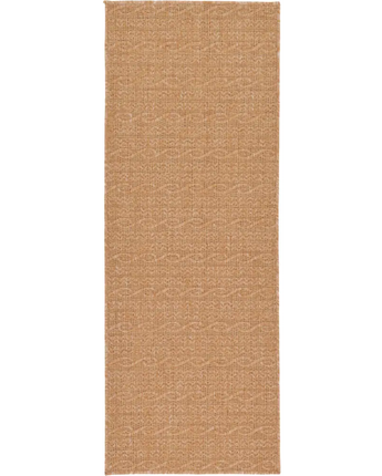 Transitional outdoor modern links rug - Light Brown / 2’ 2 x