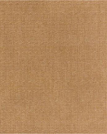 Transitional outdoor modern links rug - Light Brown / 5’ 4 x