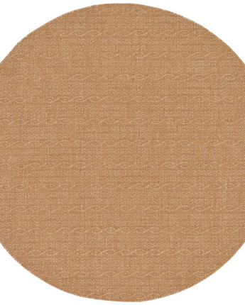 Transitional outdoor modern links rug - Light Brown / 6’ x