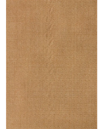 Transitional outdoor modern links rug - Light Brown / 7’ 1 x