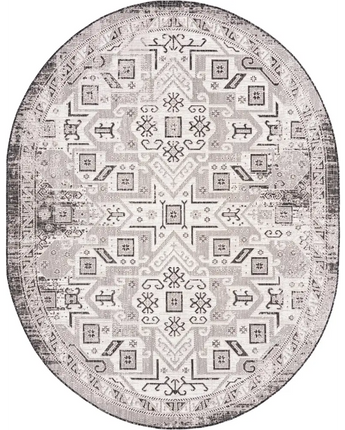 Tribal outdoor aztec coba rug - Charcoal Gray / 7’ 10 x 10’