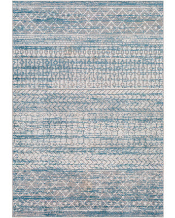 Yara Washable Area Rug - Blue / Rectangle / 5x7 - Area Rugs