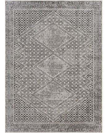 Zehra Washable Area Rug - Gray / Rectangle / 5x7 - Area Rugs